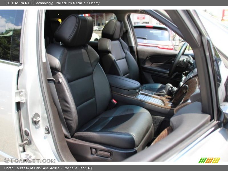 Palladium Metallic / Ebony 2011 Acura MDX Technology