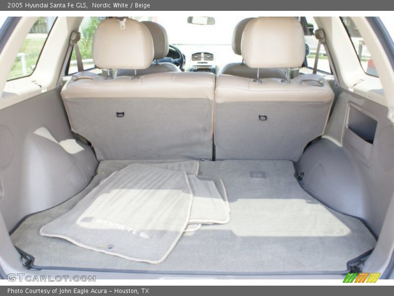 Nordic White / Beige 2005 Hyundai Santa Fe GLS