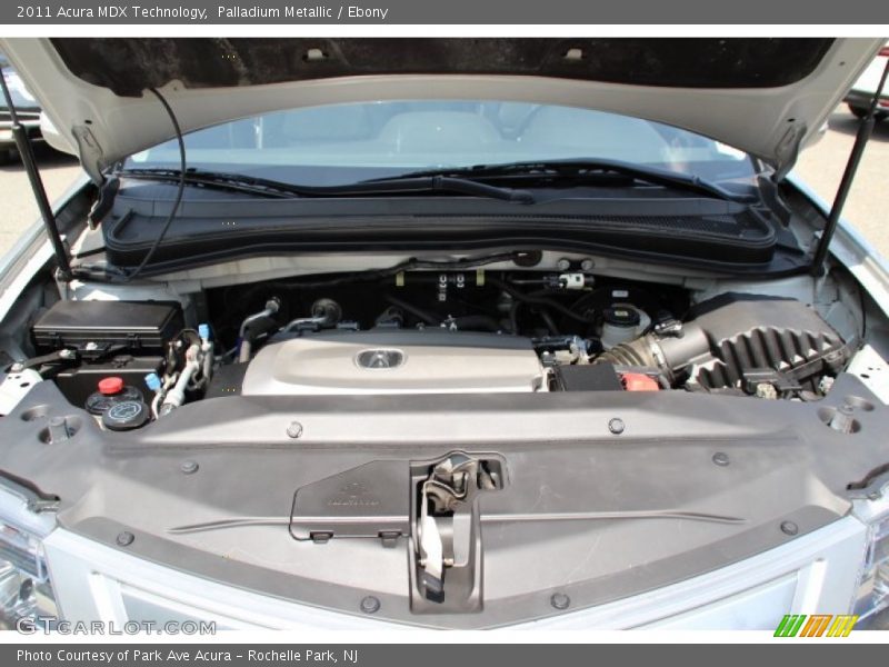 Palladium Metallic / Ebony 2011 Acura MDX Technology