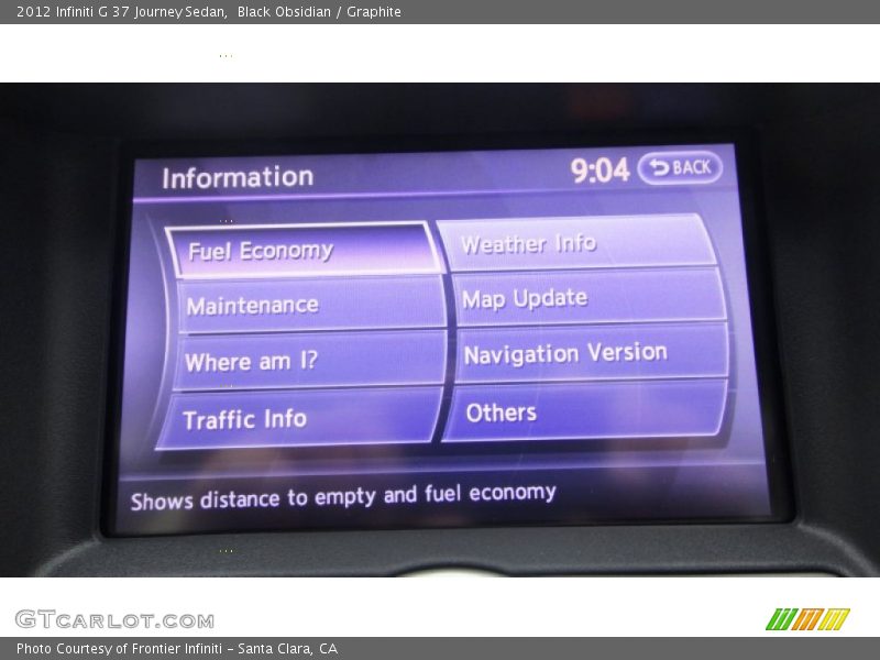 Black Obsidian / Graphite 2012 Infiniti G 37 Journey Sedan