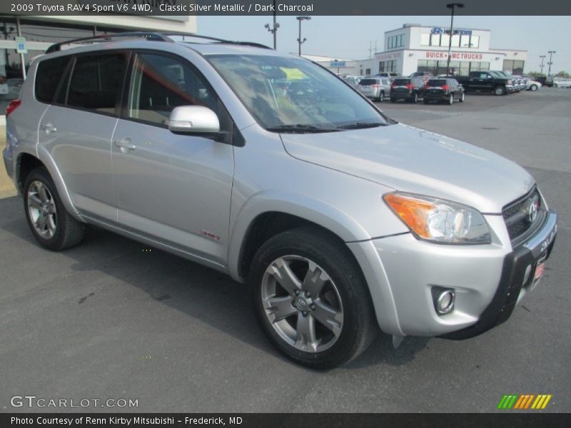 Classic Silver Metallic / Dark Charcoal 2009 Toyota RAV4 Sport V6 4WD