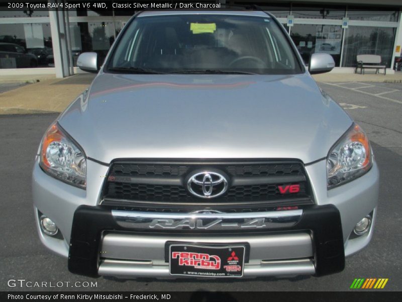 Classic Silver Metallic / Dark Charcoal 2009 Toyota RAV4 Sport V6 4WD