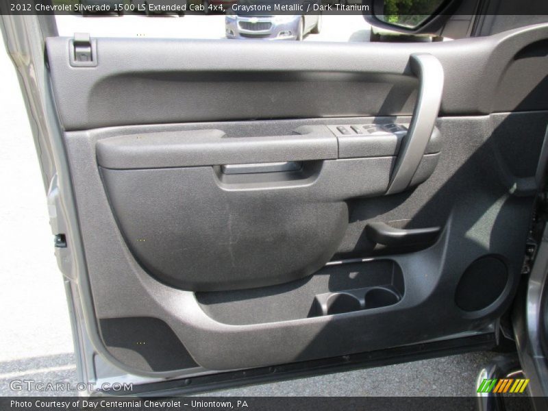 Graystone Metallic / Dark Titanium 2012 Chevrolet Silverado 1500 LS Extended Cab 4x4