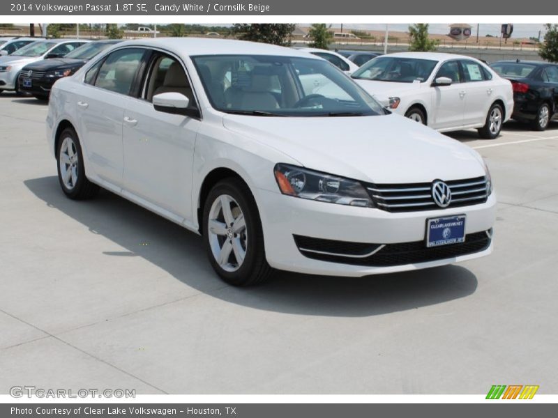 Candy White / Cornsilk Beige 2014 Volkswagen Passat 1.8T SE