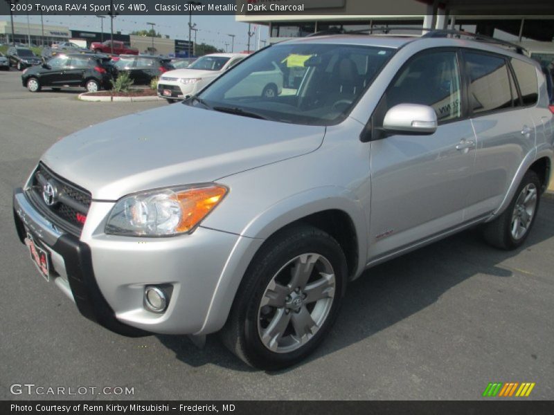 Classic Silver Metallic / Dark Charcoal 2009 Toyota RAV4 Sport V6 4WD
