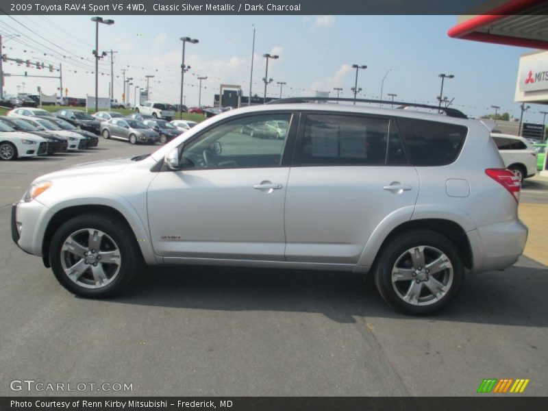 Classic Silver Metallic / Dark Charcoal 2009 Toyota RAV4 Sport V6 4WD