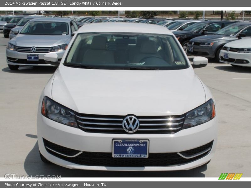 Candy White / Cornsilk Beige 2014 Volkswagen Passat 1.8T SE