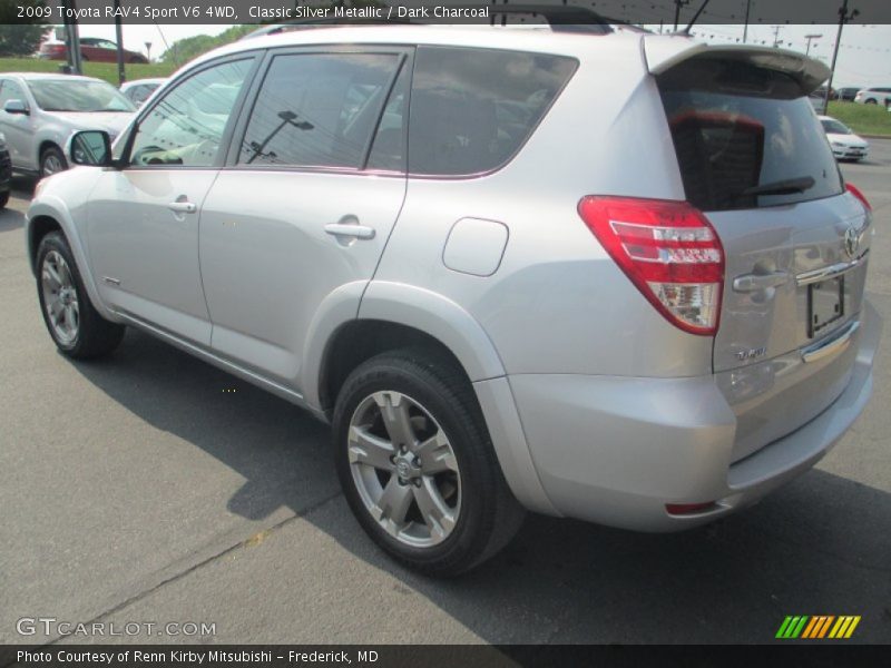 Classic Silver Metallic / Dark Charcoal 2009 Toyota RAV4 Sport V6 4WD