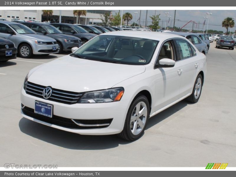 Candy White / Cornsilk Beige 2014 Volkswagen Passat 1.8T SE