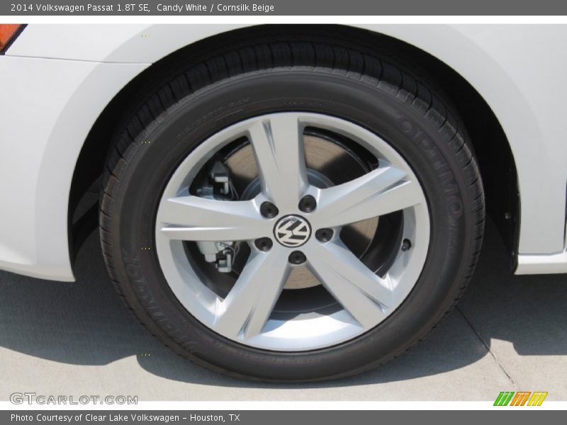 Candy White / Cornsilk Beige 2014 Volkswagen Passat 1.8T SE