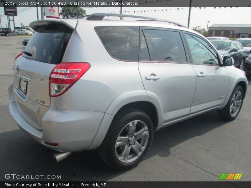 Classic Silver Metallic / Dark Charcoal 2009 Toyota RAV4 Sport V6 4WD