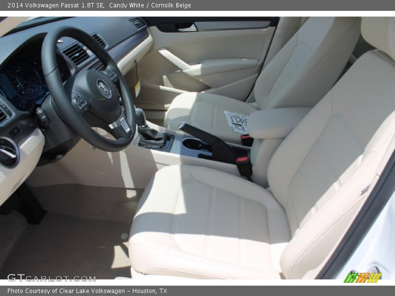 Candy White / Cornsilk Beige 2014 Volkswagen Passat 1.8T SE