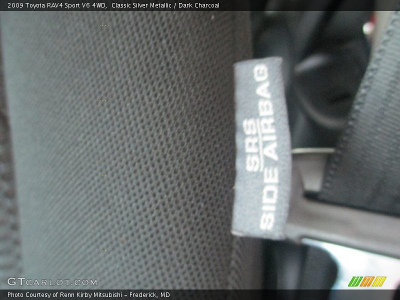 Classic Silver Metallic / Dark Charcoal 2009 Toyota RAV4 Sport V6 4WD