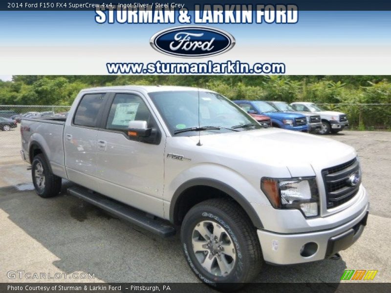 Ingot Silver / Steel Grey 2014 Ford F150 FX4 SuperCrew 4x4
