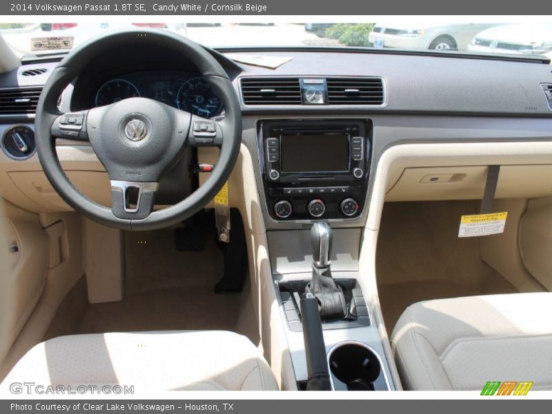 Candy White / Cornsilk Beige 2014 Volkswagen Passat 1.8T SE