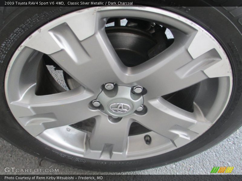 Classic Silver Metallic / Dark Charcoal 2009 Toyota RAV4 Sport V6 4WD