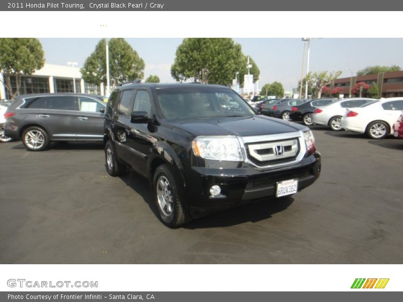 Crystal Black Pearl / Gray 2011 Honda Pilot Touring