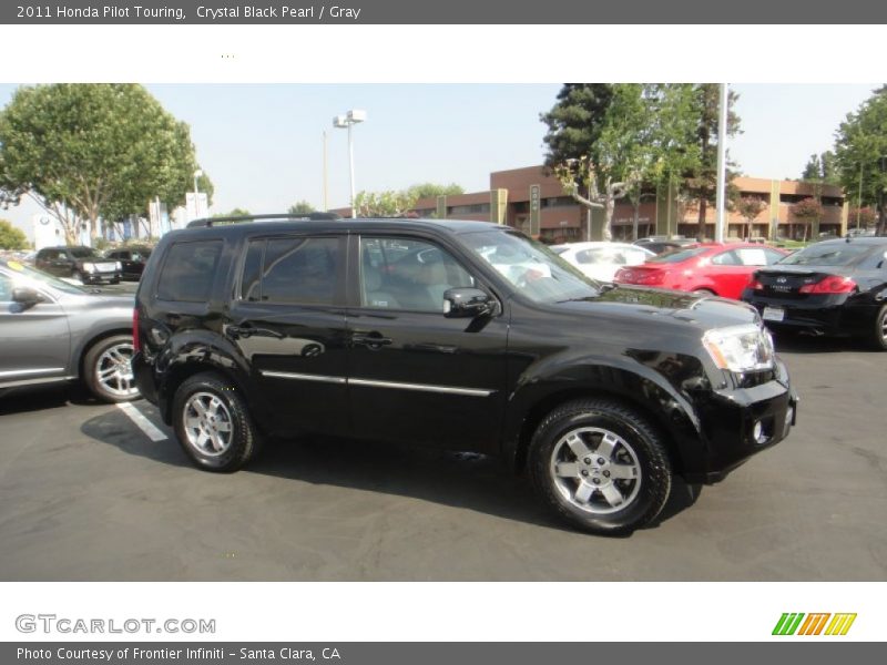 Crystal Black Pearl / Gray 2011 Honda Pilot Touring