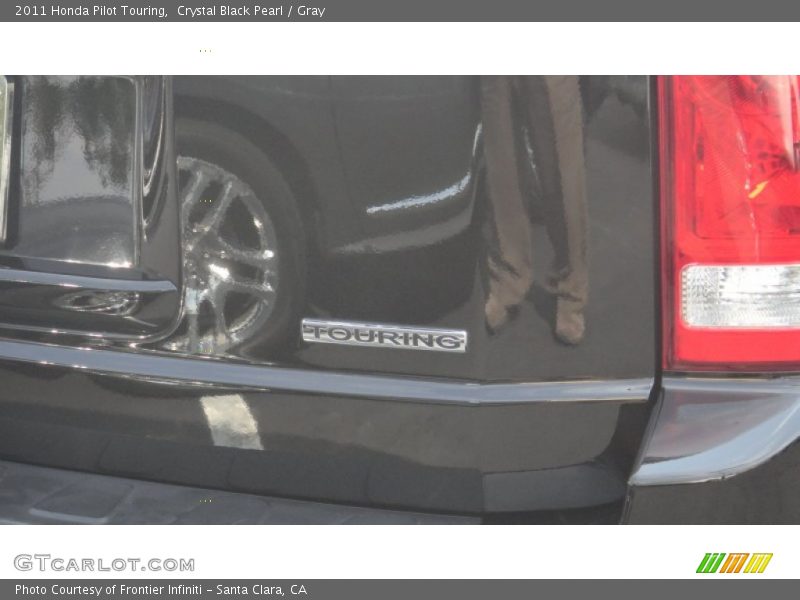 Crystal Black Pearl / Gray 2011 Honda Pilot Touring