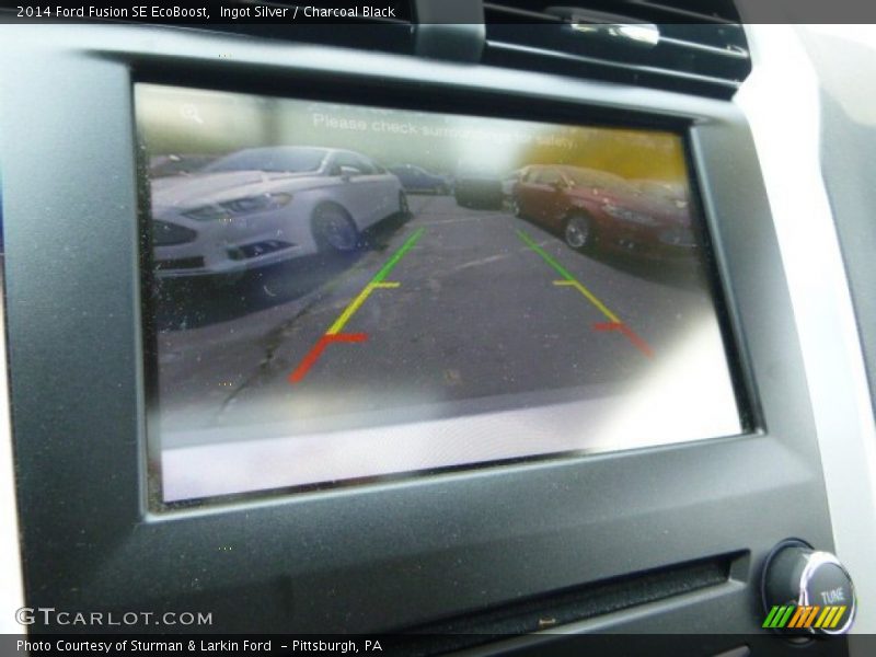 Ingot Silver / Charcoal Black 2014 Ford Fusion SE EcoBoost
