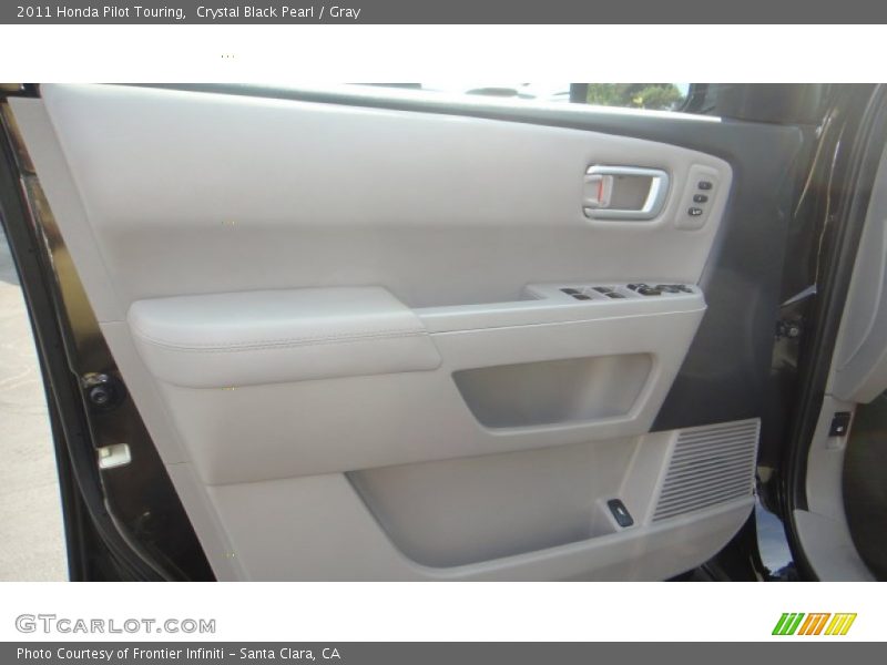Crystal Black Pearl / Gray 2011 Honda Pilot Touring
