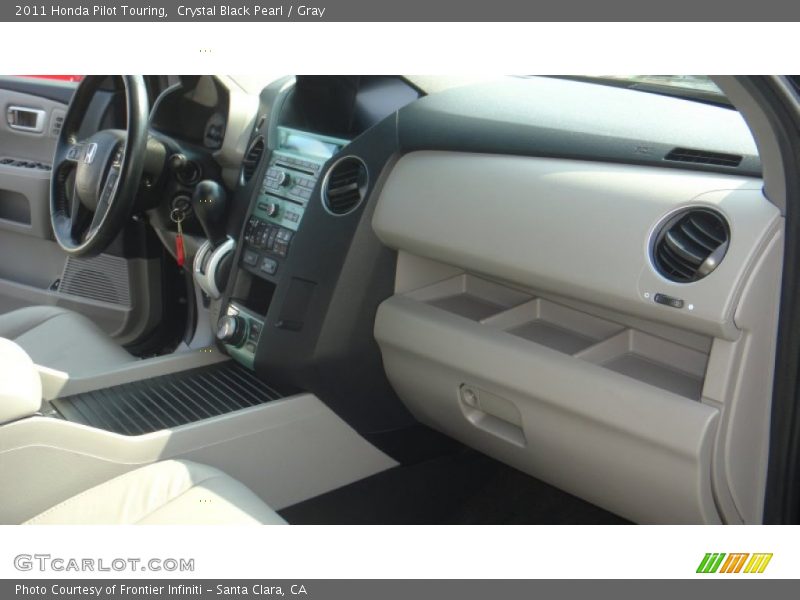 Crystal Black Pearl / Gray 2011 Honda Pilot Touring