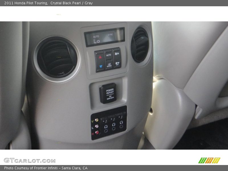 Crystal Black Pearl / Gray 2011 Honda Pilot Touring