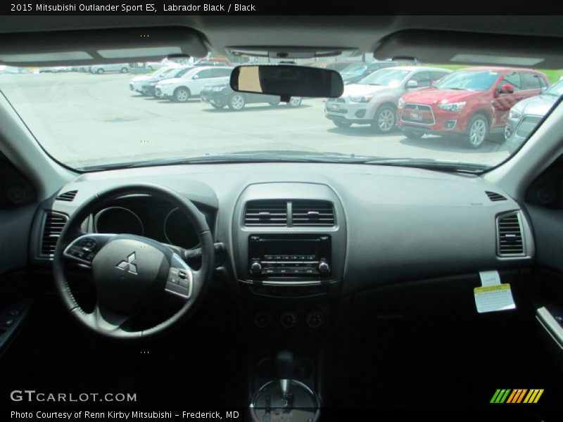 Dashboard of 2015 Outlander Sport ES