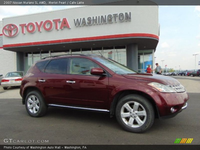 Merlot Pearl / Cafe Latte 2007 Nissan Murano SL AWD