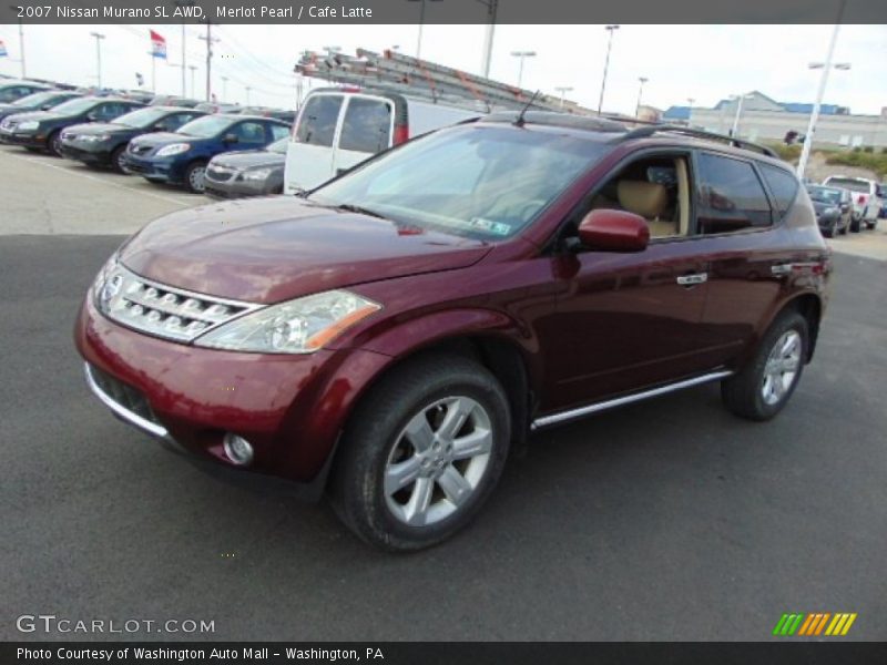 Merlot Pearl / Cafe Latte 2007 Nissan Murano SL AWD