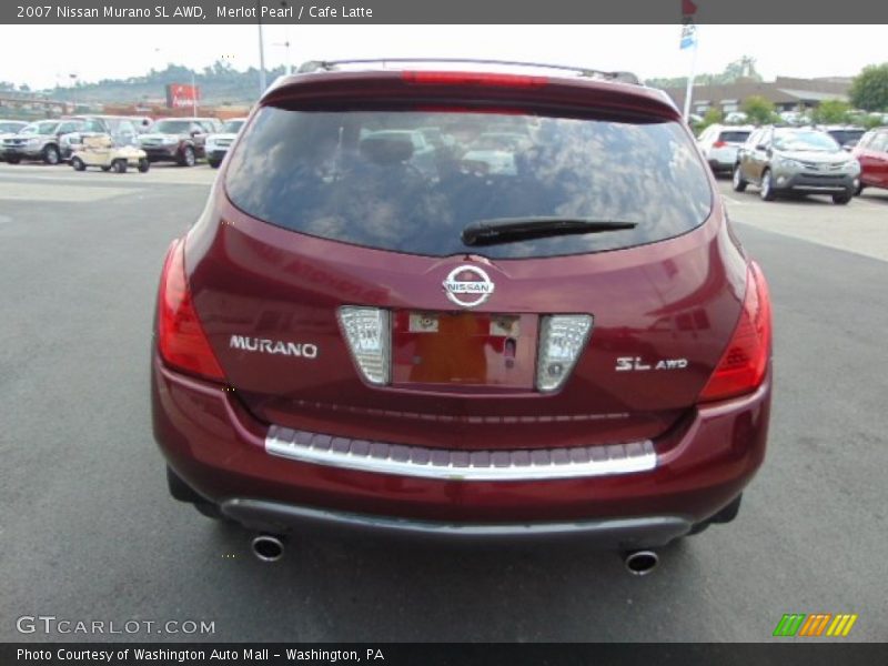 Merlot Pearl / Cafe Latte 2007 Nissan Murano SL AWD