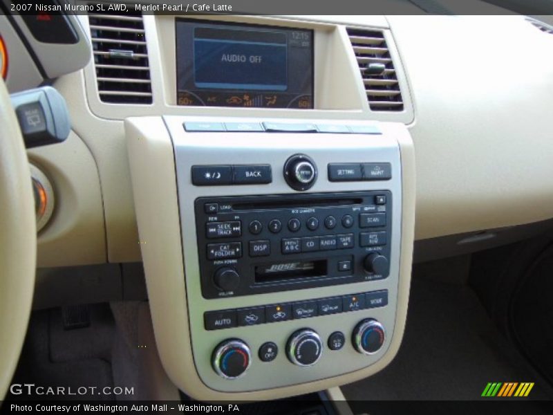 Merlot Pearl / Cafe Latte 2007 Nissan Murano SL AWD