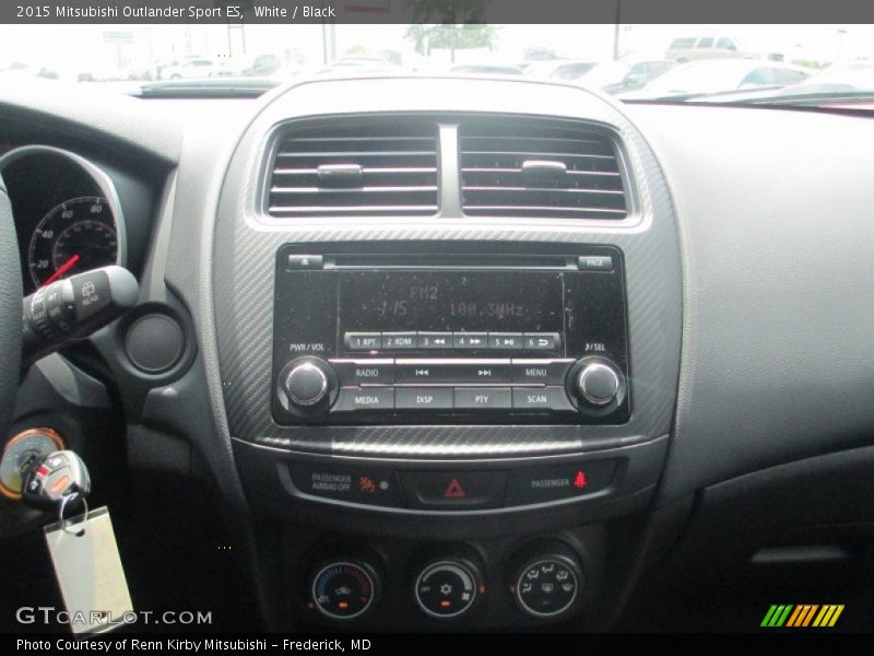 White / Black 2015 Mitsubishi Outlander Sport ES
