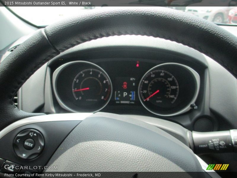 White / Black 2015 Mitsubishi Outlander Sport ES