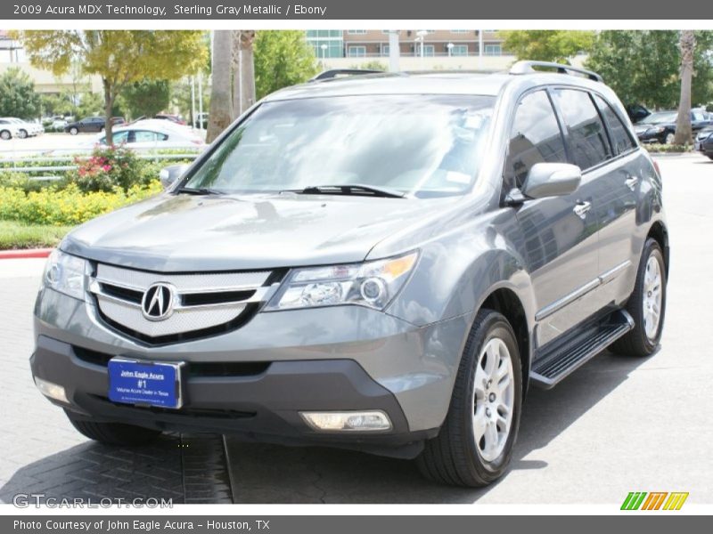Sterling Gray Metallic / Ebony 2009 Acura MDX Technology