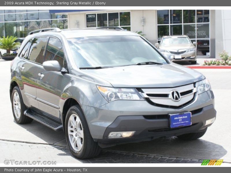 Sterling Gray Metallic / Ebony 2009 Acura MDX Technology