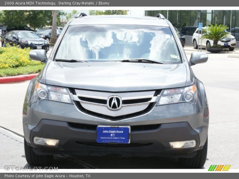 Sterling Gray Metallic / Ebony 2009 Acura MDX Technology