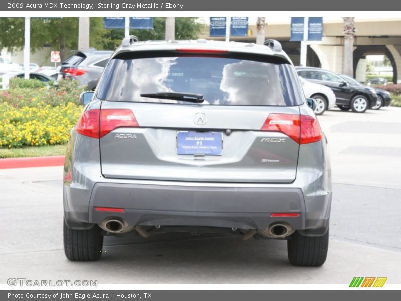 Sterling Gray Metallic / Ebony 2009 Acura MDX Technology