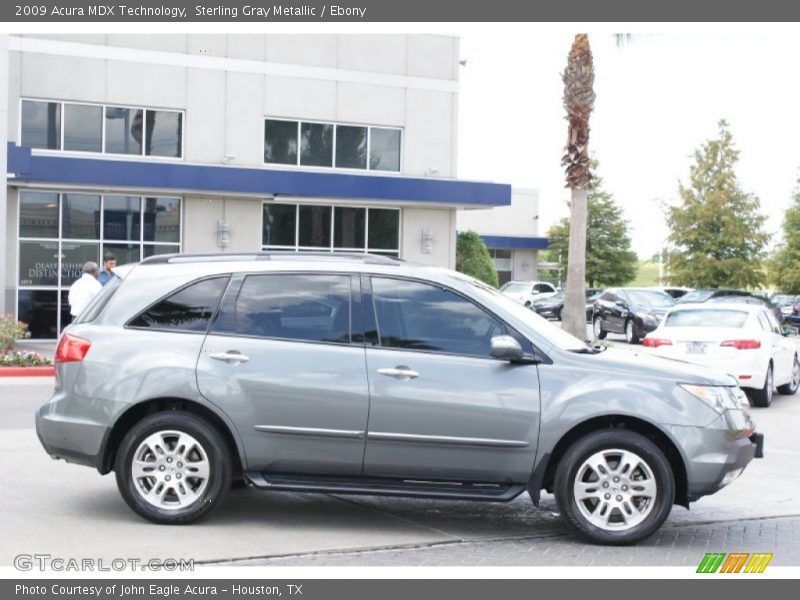 Sterling Gray Metallic / Ebony 2009 Acura MDX Technology