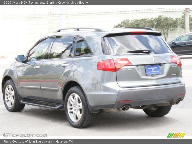 Sterling Gray Metallic / Ebony 2009 Acura MDX Technology