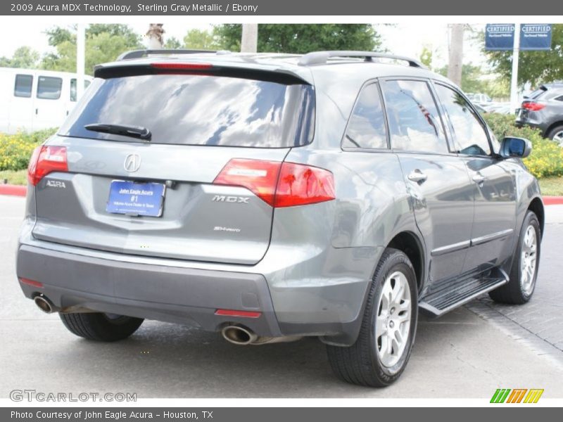 Sterling Gray Metallic / Ebony 2009 Acura MDX Technology