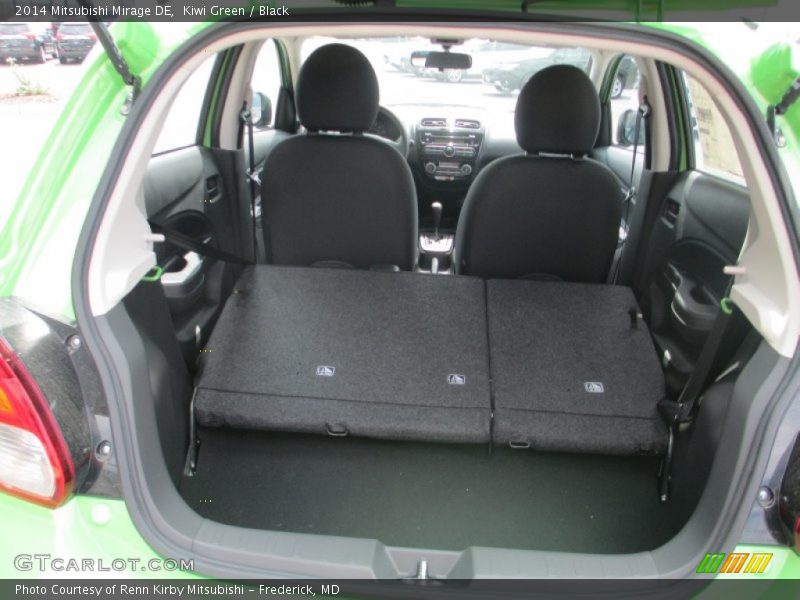 Kiwi Green / Black 2014 Mitsubishi Mirage DE