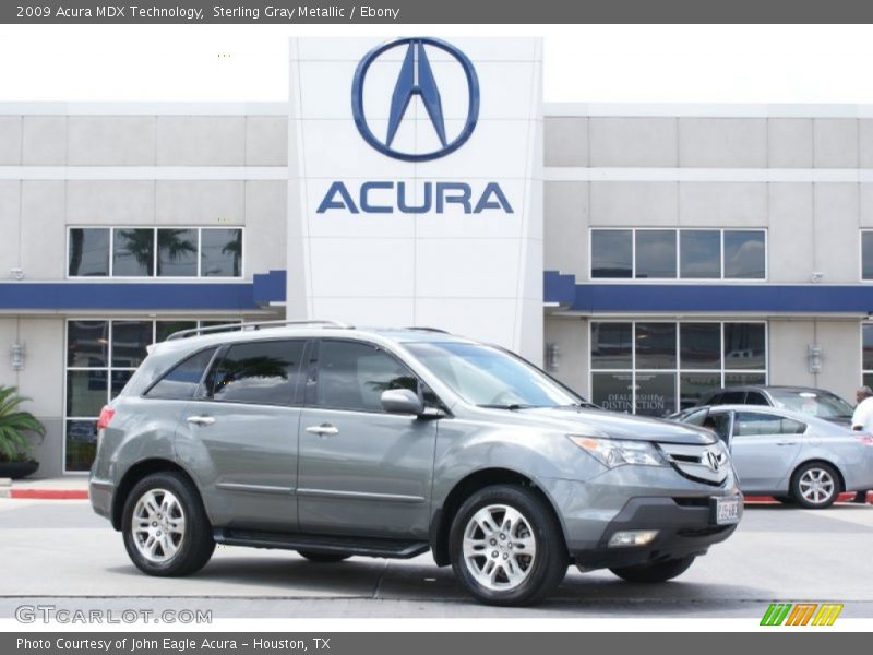 Sterling Gray Metallic / Ebony 2009 Acura MDX Technology