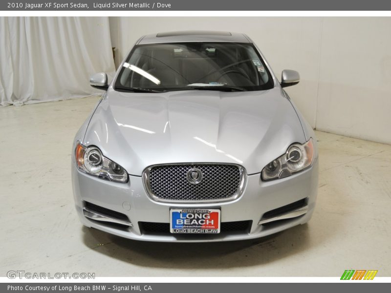 Liquid Silver Metallic / Dove 2010 Jaguar XF Sport Sedan