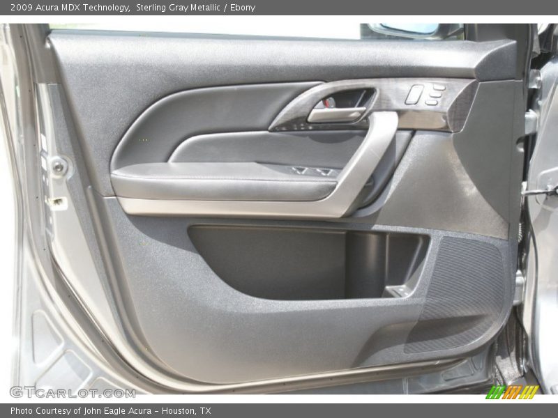 Sterling Gray Metallic / Ebony 2009 Acura MDX Technology