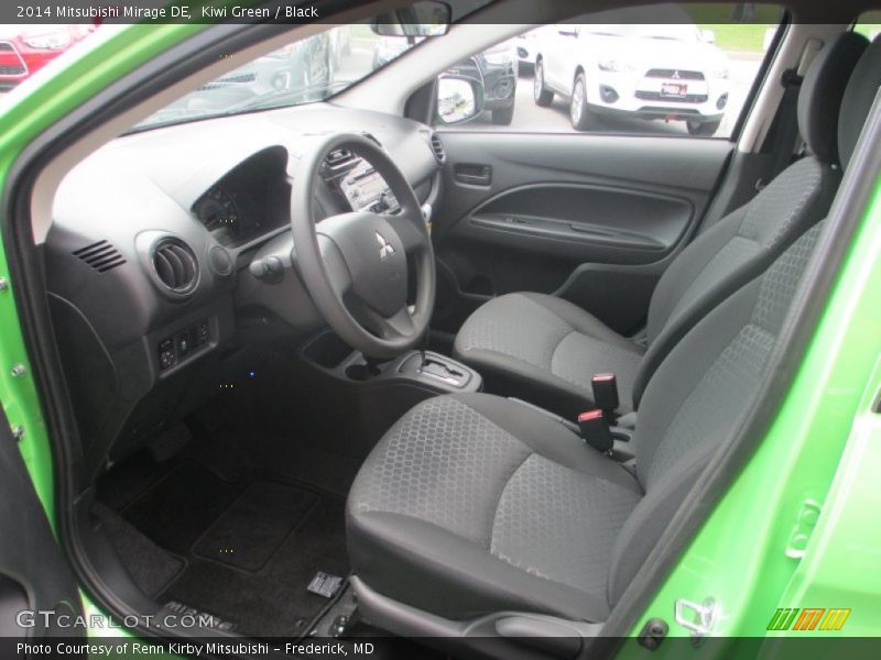 Kiwi Green / Black 2014 Mitsubishi Mirage DE