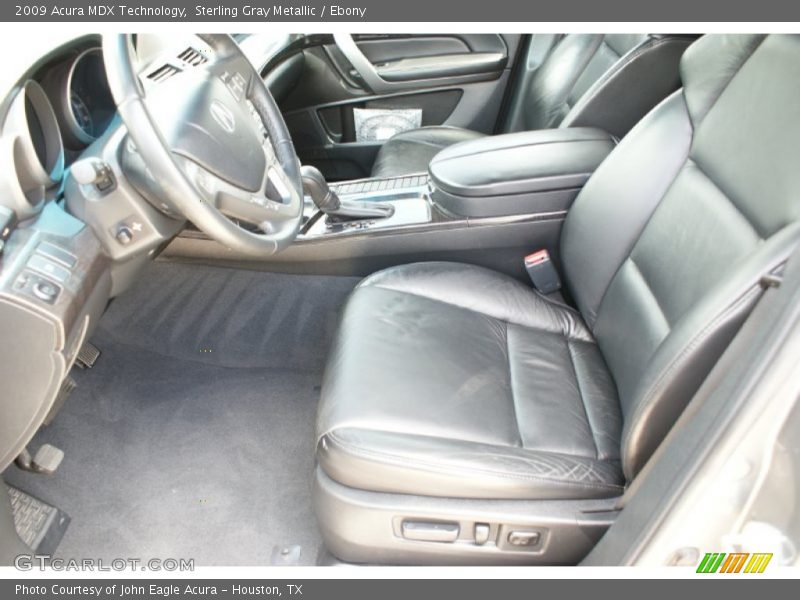 Sterling Gray Metallic / Ebony 2009 Acura MDX Technology