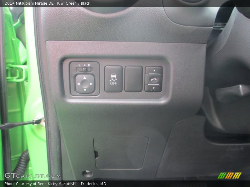 Kiwi Green / Black 2014 Mitsubishi Mirage DE