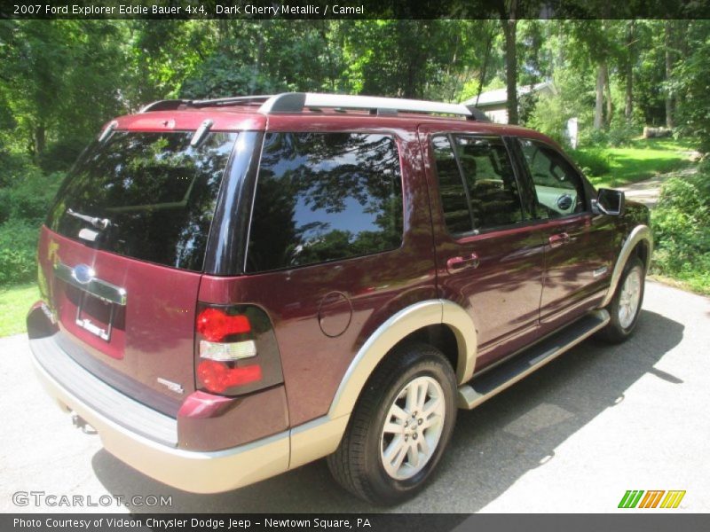 Dark Cherry Metallic / Camel 2007 Ford Explorer Eddie Bauer 4x4