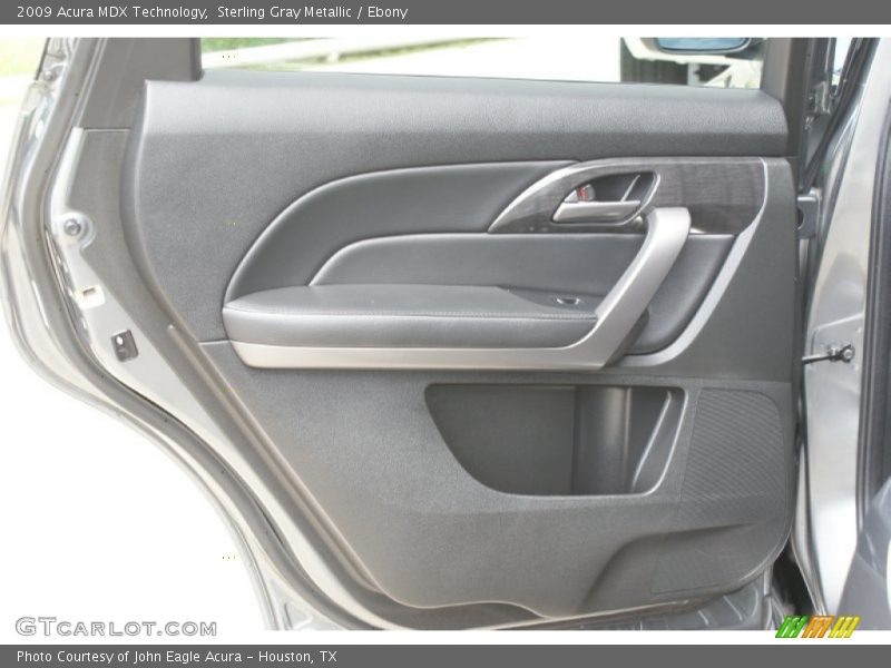 Sterling Gray Metallic / Ebony 2009 Acura MDX Technology